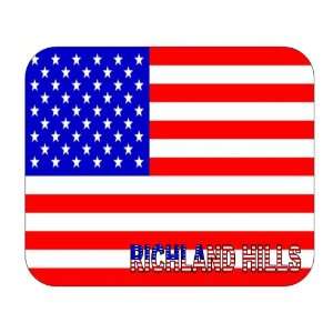  US Flag   Richland Hills, Texas (TX) Mouse Pad Everything 