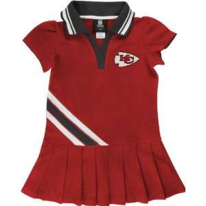  Kansas City Chiefs Toddler Pleated Polo Dress: Baby