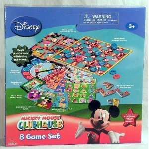  Disney Mickey Mouse Clubhouse 8 Game Set Toys & Games