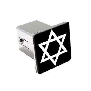  Star of David   Jewish   Chrome 2 Tow Trailer Hitch Cover 