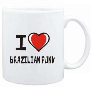    Mug White I love Brazilian Funk  Music