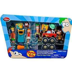   Playset Includes Phineas, Ferb, Candace Jeremy: Toys & Games