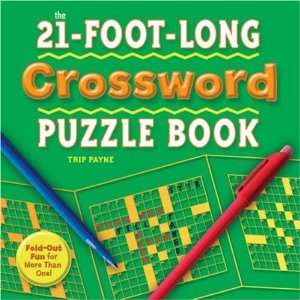  The 21 Foot Long Crossword Puzzle Book: Fold Out Fun for 