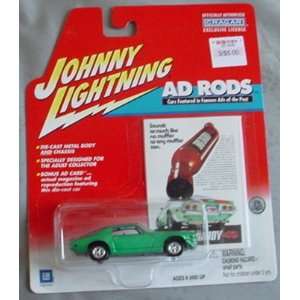    Johnny Lightning Ad Rods 1971 Chevy Camaro RS GREEN: Toys & Games
