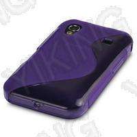 TPU Wave Soft Gel Case Samsung Galaxy Ace S5830 Purple  