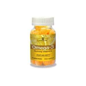  Nutrition Now Omega 3 Gummy Vitamins, 60 Chewable Beauty