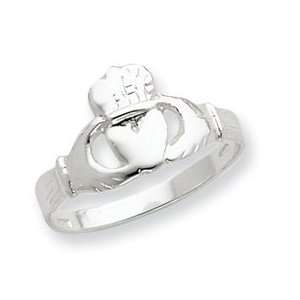  Sterling Silver Claddagh Ring   Size 7   JewelryWeb 