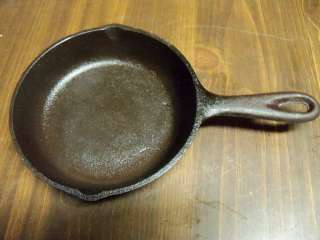 VTG Cast Iron Skillet Made In USA No.3  6 5/8 1 H  2 Cured Ready For 