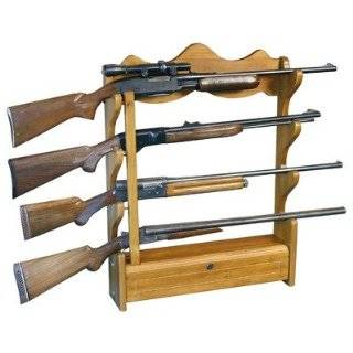    Rush Creek Log Cabin Style 5 Gun Wall Rack: Sports & Outdoors