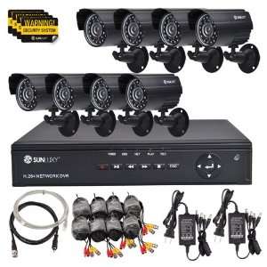   CCTV DVR Day Night Weatherproof Security Camera Surveillance System
