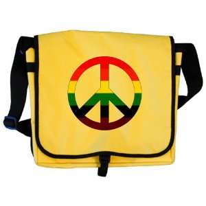  Messenger Bag Rainbow Peace Symbol Sign: Everything Else