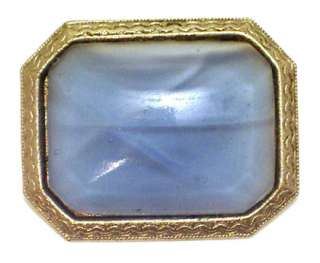 Victorian Brooch Pin Star Sapphire C Clasp Jewelry  