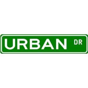  URBAN Street Name Sign ~ Family Lastname Sign ~ Gameroom 