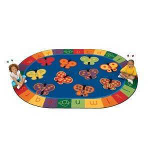  Carpets for Kids 35XX 123 ABC Butterfly Fun Rug Size 310 