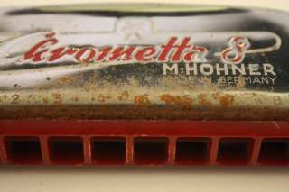 Vintage Chrometta 8. M Hohner Harmonica German  