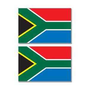  South Africa Country Flag   Sheet of 2   Window Bumper 