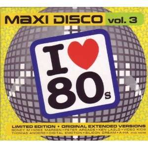  I Love 80s Maxi Disco Vol 3 [2 CD Set]: various: Music