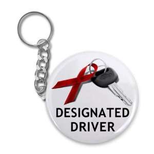   Designated Driver 2.25 Inch Key Chain Button Style: Everything Else