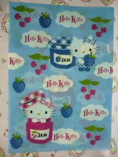 Sanrio Hello Kitty Fruit Jam A4 File Folder Stationery  
