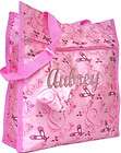 PERSONALIZED Bag Tote Purse Ballet Dance Pink Satin