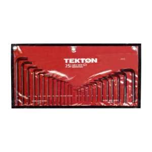  TEKTON 2512 Hex Key Wrench Set, SAE/Metric, 25 Piece: Home 