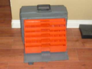   DUTY FLAMBEAU FISHING TACKLE & BAIT BOX/CASE W/PULL OUT DRAWERS/TRAYS