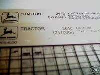 John Deere 2640 Tractor Parts Microfiche jd  