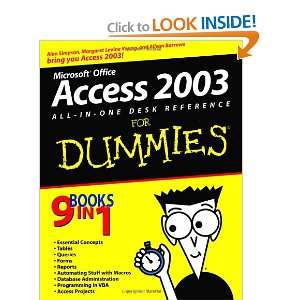  Access 2003 All in One Desk Reference For Dummies 