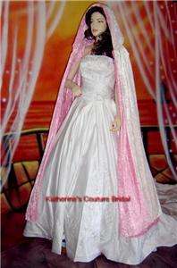 Wedding Dress Cape Coat Wrap Reversible Velvet  