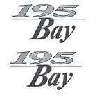 stratos 7d002 champion 195 bay boat decal pair expedited shipping