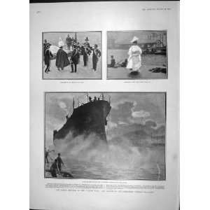   1904 KING ITALY SIGNORIA CALE SHIP VITTORIO EMANUELE