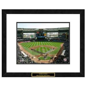  Milwaukee Brewers MLB Framed Double Matted Stadium Print 