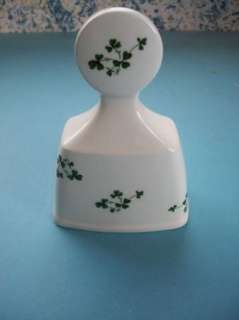 Carrigaline Pottery Irish Shamrock Porcelaine Bell  