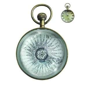 Authentic Models Eye Of Time Library Clock 