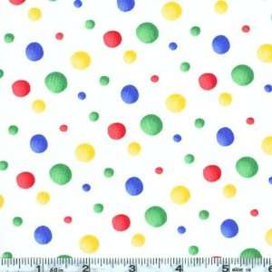  45 Wide A Wing and a Prayer Ball Dots Brite Fabric By 