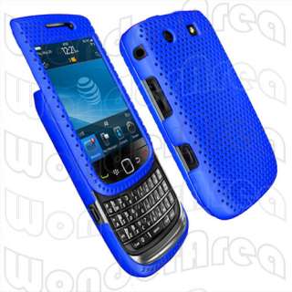 NEW Hard Mesh Grid Case Cover for Blackberry Torch 9800  