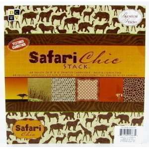  Scrapbooking stack 8x8 safari chic ÿ48 sh Arts, Crafts & Sewing