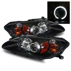  00 03 Honda S2000 Black CCFL Halo Projector Headlights 