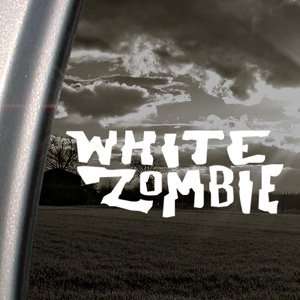 White Zombie Decal Car Truck Bumper Window Sticker