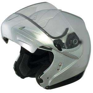   Tour Silver Modular Motorcycle Helmet DOT Approved: Sports & Outdoors
