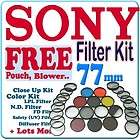 77mm 23p uv closeup filter lens kit for camera sony