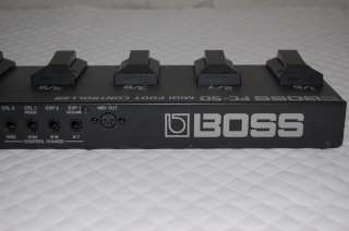 Boss FC 50 MIDI Foot Controller MIDI Pedal SE 50 SE 70  