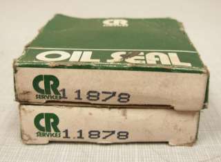 LOT* (2) CR Chicago Rawhide Oil Seal 11878 *NEW*  