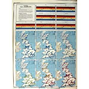  Map Britain Ireland 1963 Mean Temperature Spring Tides 