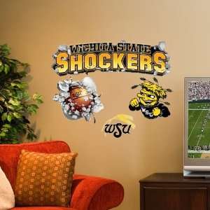 Wichita State Shockers Multi Logo Wallcrasher:  Sports 