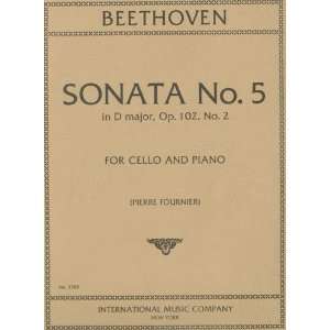  Beethoven Ludwig Sonata No. 5 In D Major Op 102 No2 for 