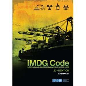  IMDG Code Supplement 2010 Edition (IH210E) IMO Books