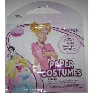   DISNEY PRINCESS PAPER COSTUMES FOR GIRL (BUILD YOUR OWN): Toys & Games