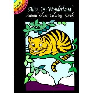 Alice in Wonderland Stained Glass Coloring Book …