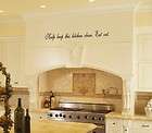 Help Keep this Kitchen Clean Vinyl Wall Word Art Lettering Stickers 